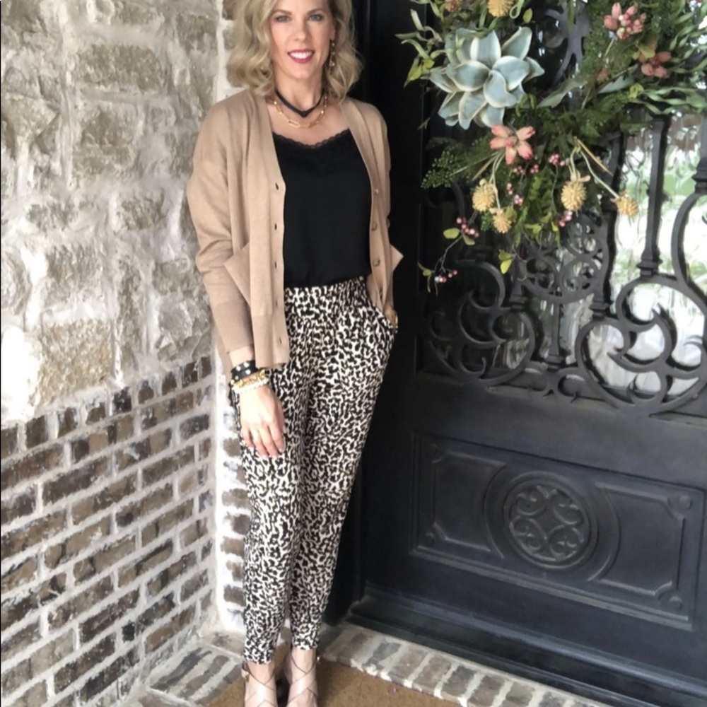 Cabi Spotted Jogger Pant.